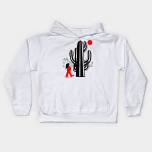 Fugitive cactus Kids Hoodie